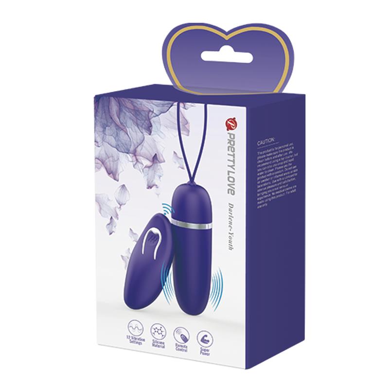 PRETTYLOVE - DARLENE YOUTH EGG VIBRATOR WITH REMOTE