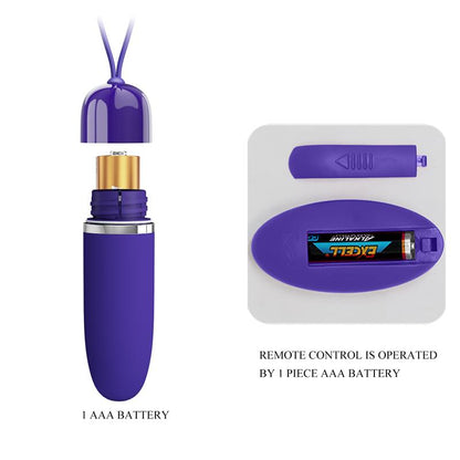 PRETTYLOVE - DARLENE YOUTH EGG VIBRATOR WITH REMOTE