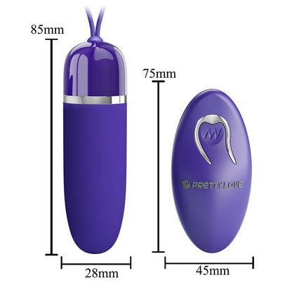 PRETTYLOVE - DARLENE YOUTH EGG VIBRATOR WITH REMOTE