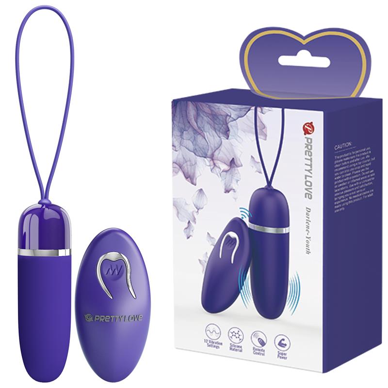 PRETTYLOVE - DARLENE YOUTH EGG VIBRATOR WITH REMOTE
