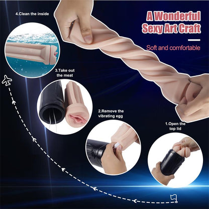 JUICY LAMOUR - DAVINA MASTURBATOR WITH VIBRATION