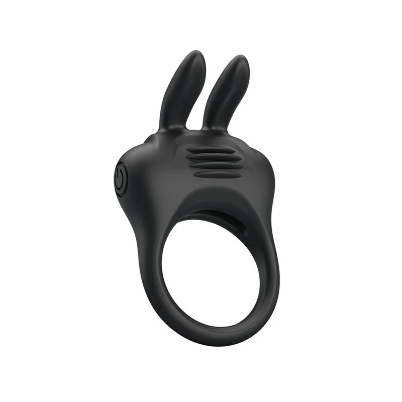 PRETTYLOVE - DAVION COCK RING WITH VIBRATION AND RABIT