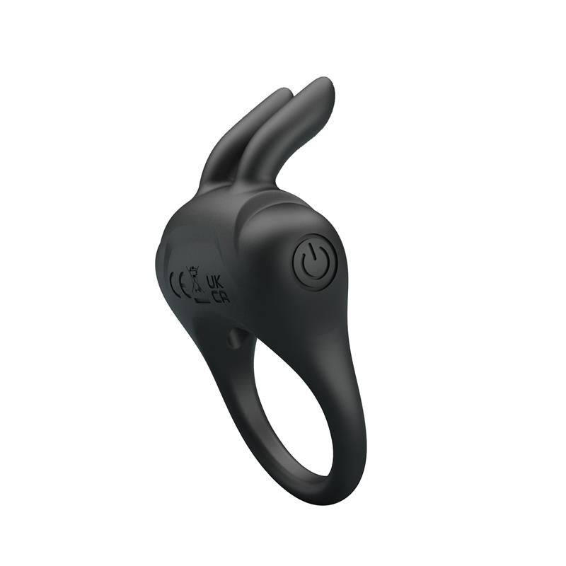 PRETTYLOVE - DAVION COCK RING WITH VIBRATION AND RABIT