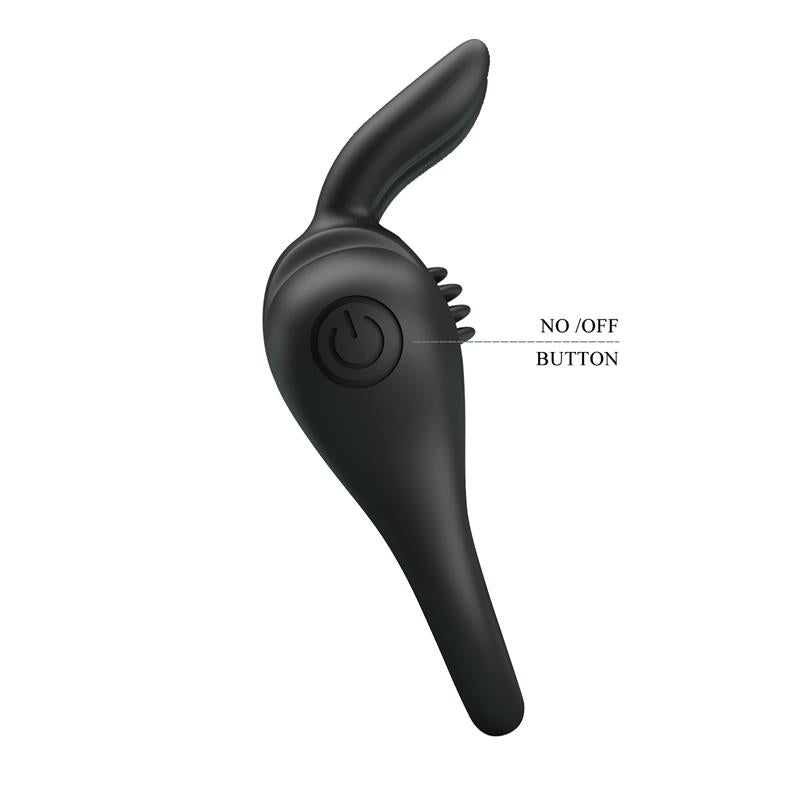 PRETTYLOVE - DAVION COCK RING WITH VIBRATION AND RABIT