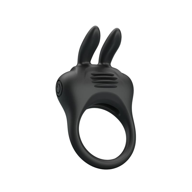PRETTYLOVE - DAVION COCK RING WITH VIBRATION AND RABIT