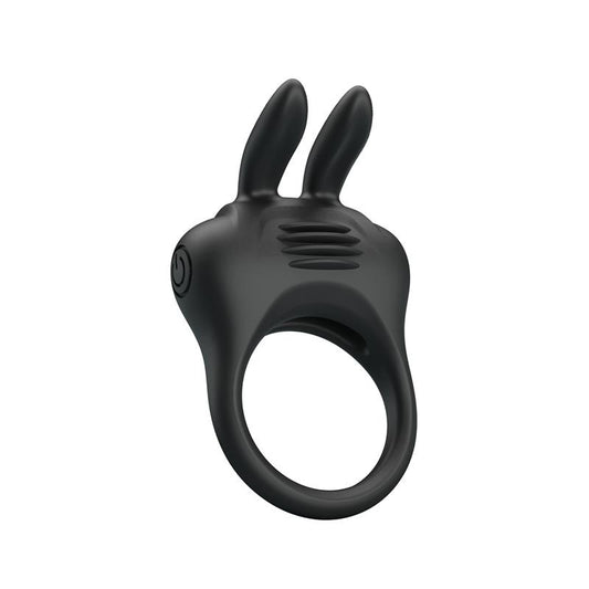 PRETTYLOVE - DAVION COCK RING WITH VIBRATION AND RABIT