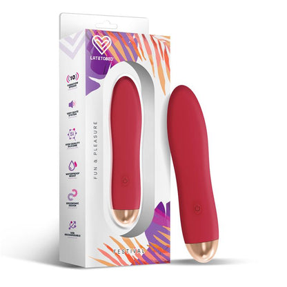FESTIVAL - DAWEL STIMULATOR 10 SPEEDS RUST RED