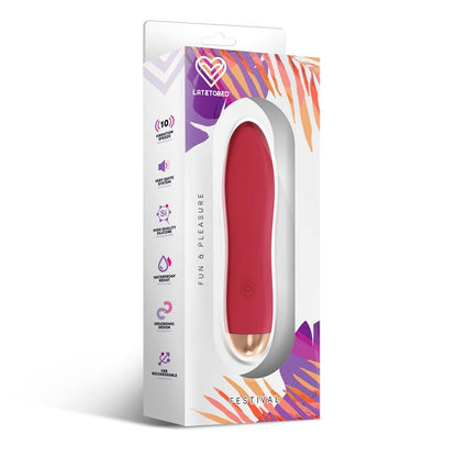 FESTIVAL - DAWEL STIMULATOR 10 SPEEDS RUST RED