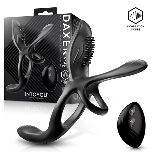 ADDICTED TOYS - DOUBLE PENIS RING WITH CLITORAL STIMULATOR