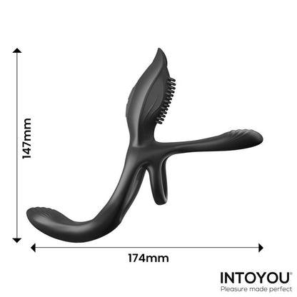 INTOYOU - DAXER GIRTH GAINER VIBRATING DOUBLE COCKRING