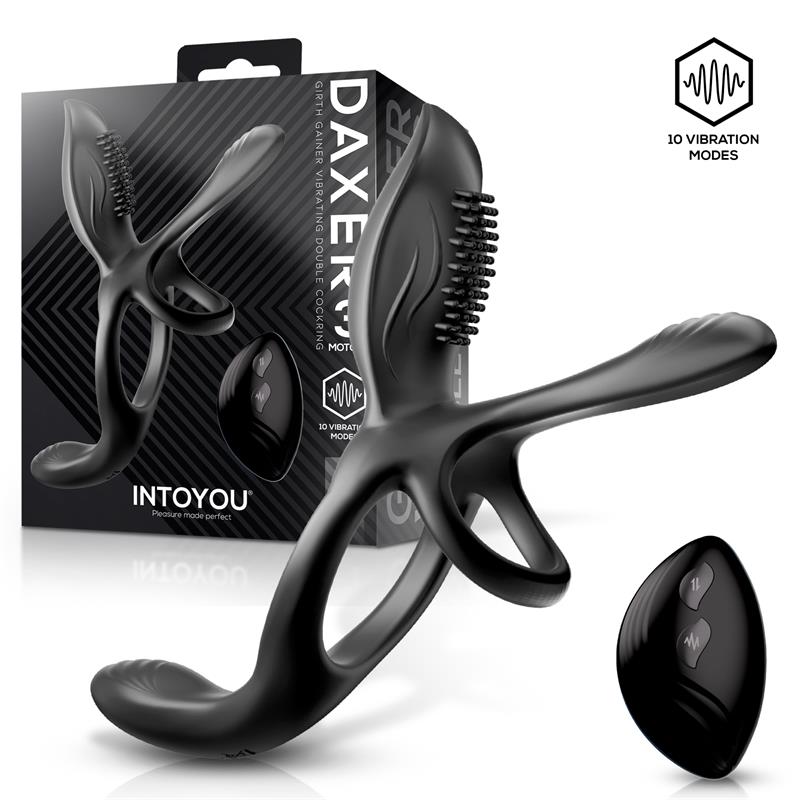 ADDICTED TOYS - DOUBLE PENIS RING WITH CLITORAL STIMULATOR