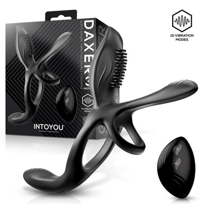 ADDICTED TOYS - DOUBLE PENIS RING WITH CLITORAL STIMULATOR