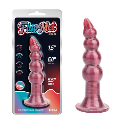 CHISA - DEAD IN RED PLUG ANAL ROJO 5.5 - 14.4CM