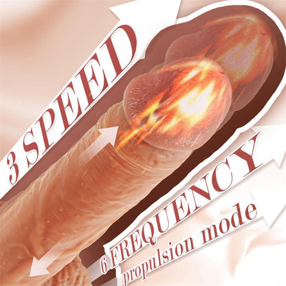 XISE - DEAN DILDO WITH THRUSTING AND VIBRATING 8