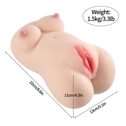 XISE - DEBBIE MINI VIBRATING TORSO 1.5 KG