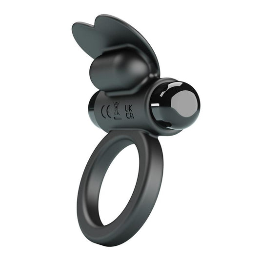 PRETTY LOVE - DEBONAIRE VIBRATING RING RABBIT 10 VIBRATIONS BLACK