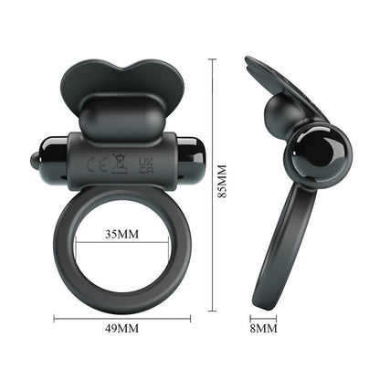 PRETTYLOVE - DEBONAIRE VIBRATING PENIS RING
