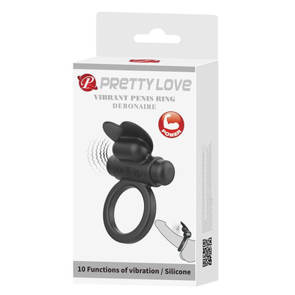 PRETTYLOVE - DEBONAIRE VIBRATING PENIS RING