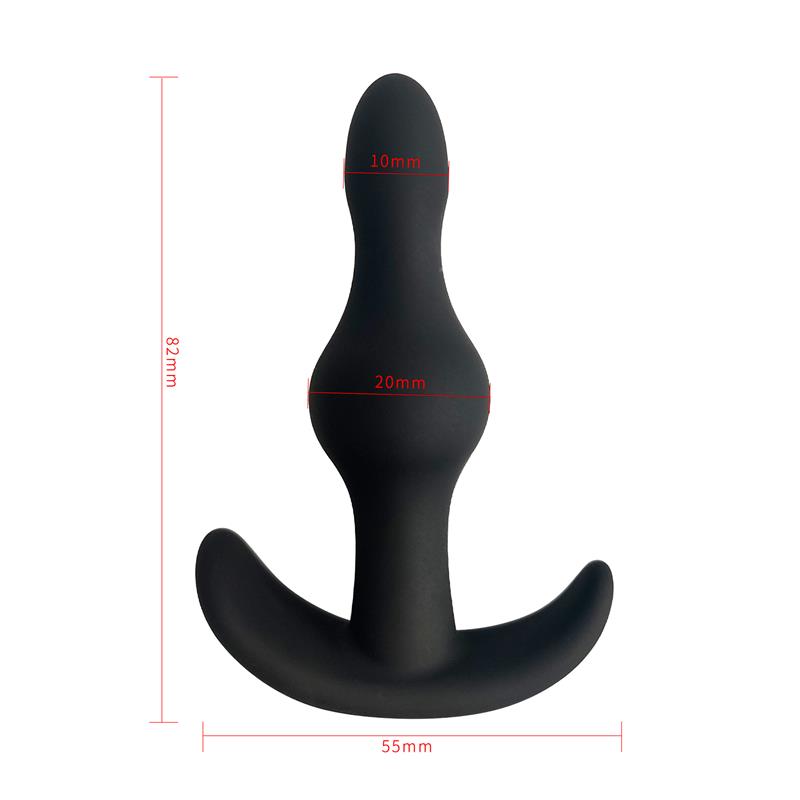 LATETOBED - ANAL PLUG DEEN EN SILICONE À BASE ANCRE