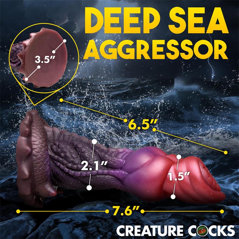 CREATURE COCKS - DEEP DIVER SILICONE DILDO