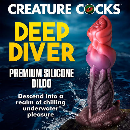 CREATURE COCKS - DEEP DIVER SILICONE DILDO