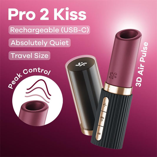 SATISFYER - DEEP KISS AIR PULSE VIBRATOR