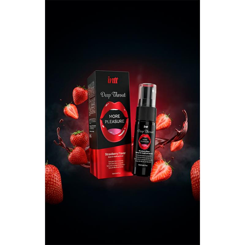 INTT - DEEP THROAT SPRAY STRAWBERRY 12ML