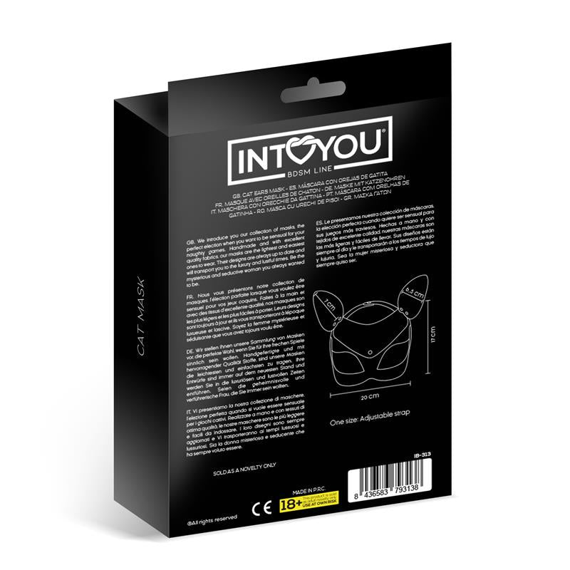 INTOYOU BDSM LINE - DEISSY CAT MASK ADJUSTABLE
