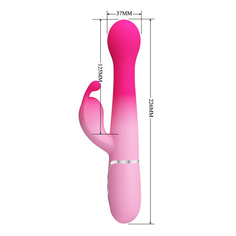 PRETTYLOVE - DEJON VIBE WITH THRUSTING AND ROTATING BEADS