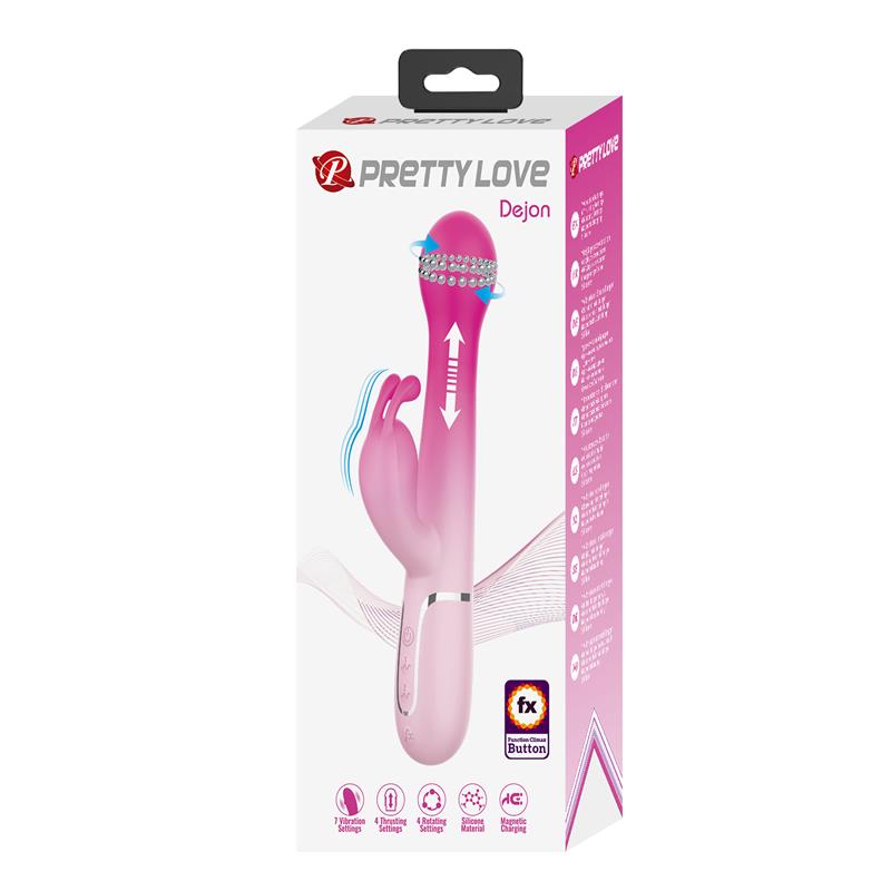 PRETTYLOVE - DEJON VIBE WITH THRUSTING AND ROTATING BEADS