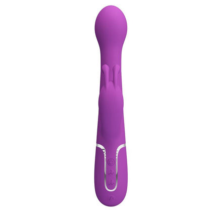 PRETTY LOVE - DEJON 3 IN 1 MULTIFUNCTION RABBIT VIBRATOR PURPLE