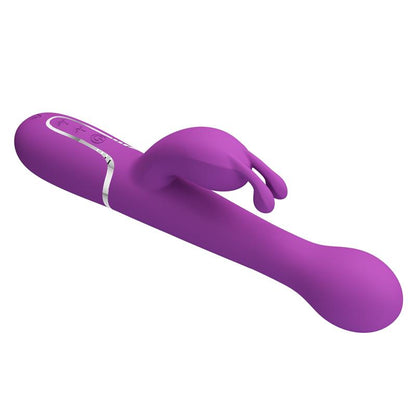 PRETTY LOVE - DEJON 3 IN 1 MULTIFUNCTION RABBIT VIBRATOR PURPLE