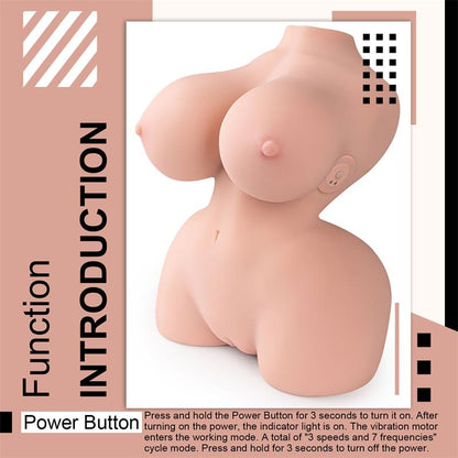 XISE - DELILAH MINI TORSO WITH VIBRATION 4.7 KG