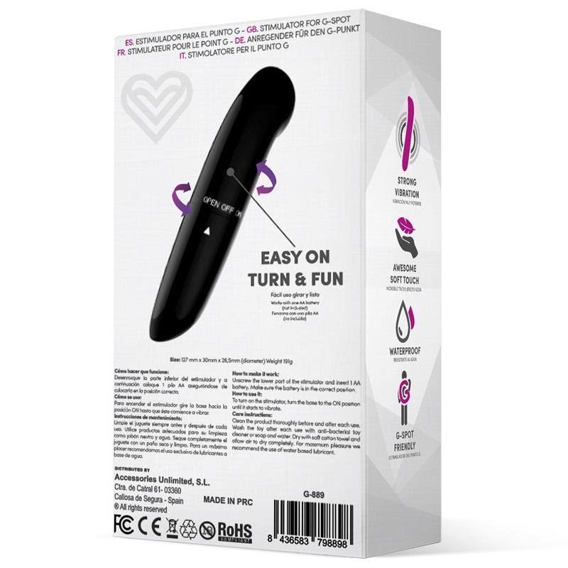 LATETOBED - DENZEL STIMULATOR EASY QUICK BLACK