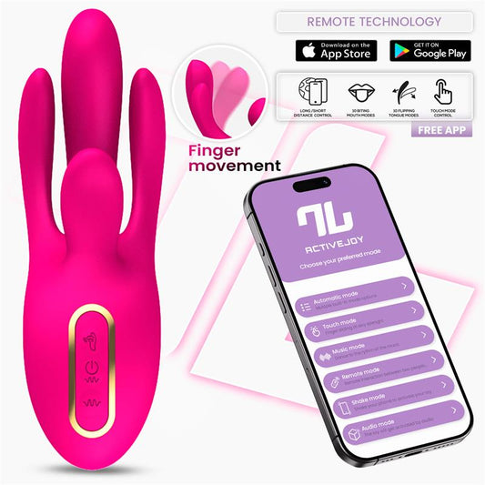 INTOYOU APP SERIES - DEREK VIBE WITH FINGER FUNCTION 3 MOTORS AND APP