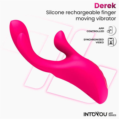 INTOYOU APP SERIES - DEREK VIBE WITH FINGER FUNCTION 3 MOTORS AND APP