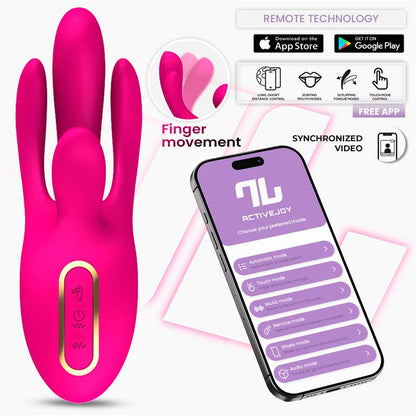INTOYOU APP SERIES - DEREK VIBE WITH FINGER FUNCTION 3 MOTORS AND APP