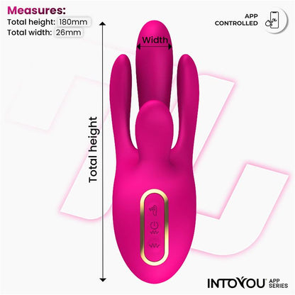 INTOYOU APP SERIES - DEREK VIBE WITH FINGER FUNCTION 3 MOTORS AND APP