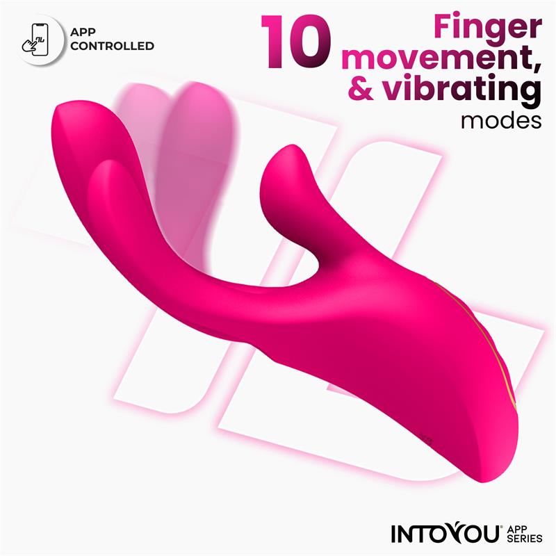 INTOYOU APP SERIES - DEREK VIBE WITH FINGER FUNCTION 3 MOTORS AND APP