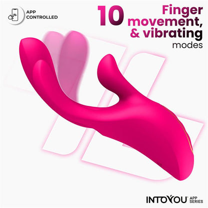 INTOYOU APP SERIES - DEREK VIBE WITH FINGER FUNCTION 3 MOTORS AND APP