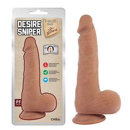 CHISA - DESIRE SNIPER DUAL-DENSITY DILDO TAN 23CM