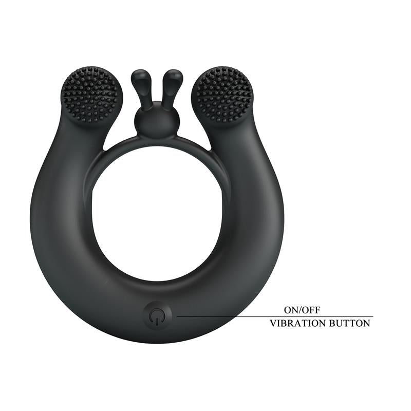 PRETTYLOVE - DHALIA VIBRATING PENIS RING