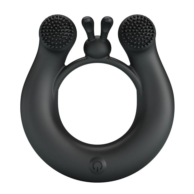 PRETTYLOVE - DHALIA VIBRATING PENIS RING