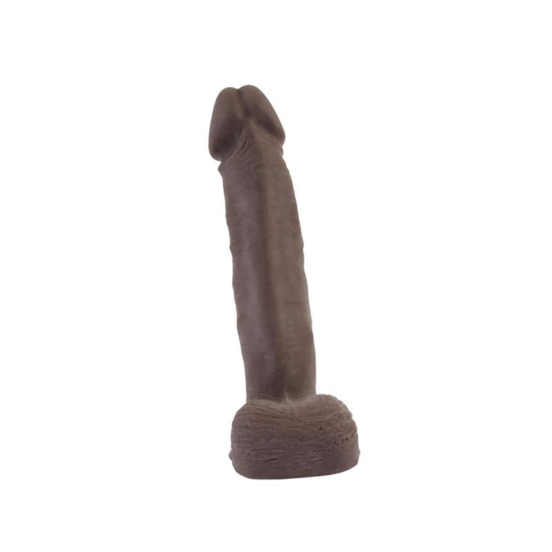 CHISA - DICK BOY DUAL-DENSITY DILDO BROWN 22CM