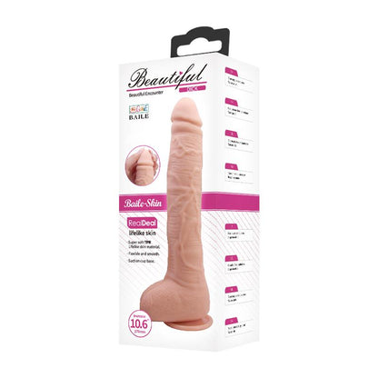 BAILE - DICK REALISTIC DILDO WITH SUCTION CUP FLESH
