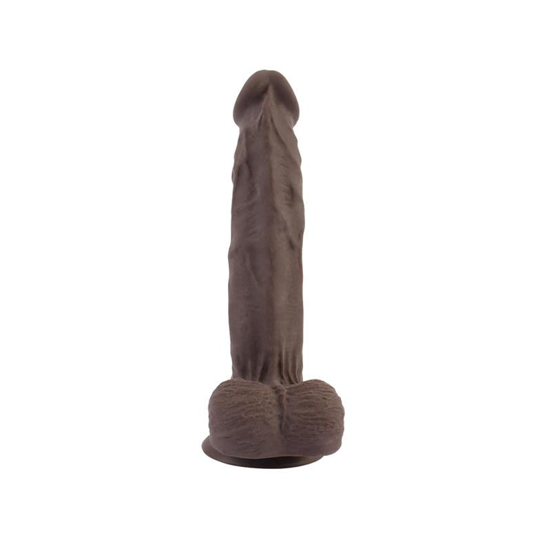 CHISA - DICTATOR DUAL-DENSITY DILDO BROWN 20.5CM