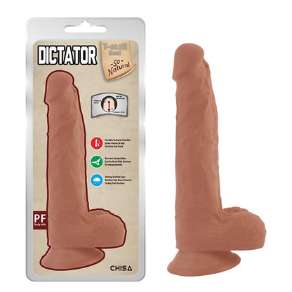 CHISA - DICTATOR DUAL-DENSITY DILDO TAN 20.5 CM