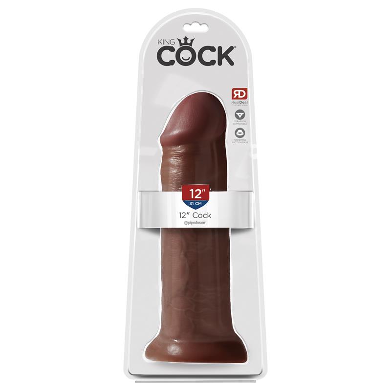 KING COCK - DILDO 12 BROWN