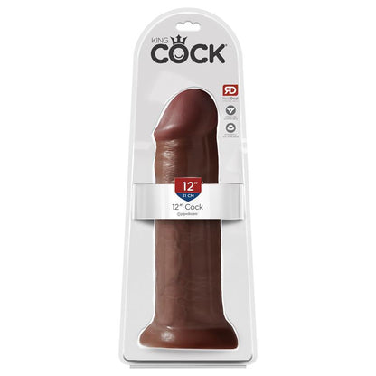 KING COCK - DILDO 12 BROWN