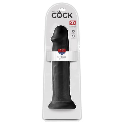 KING COCK - DILDO 14 BLACK